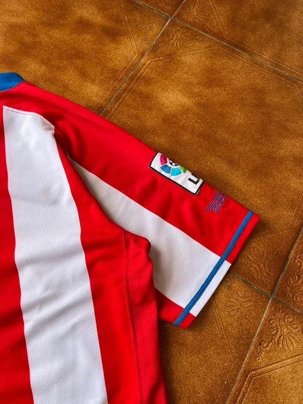 Vintage 2007-08 Nike Atlético Madrid red white home soccer jersey Size S – photo 10